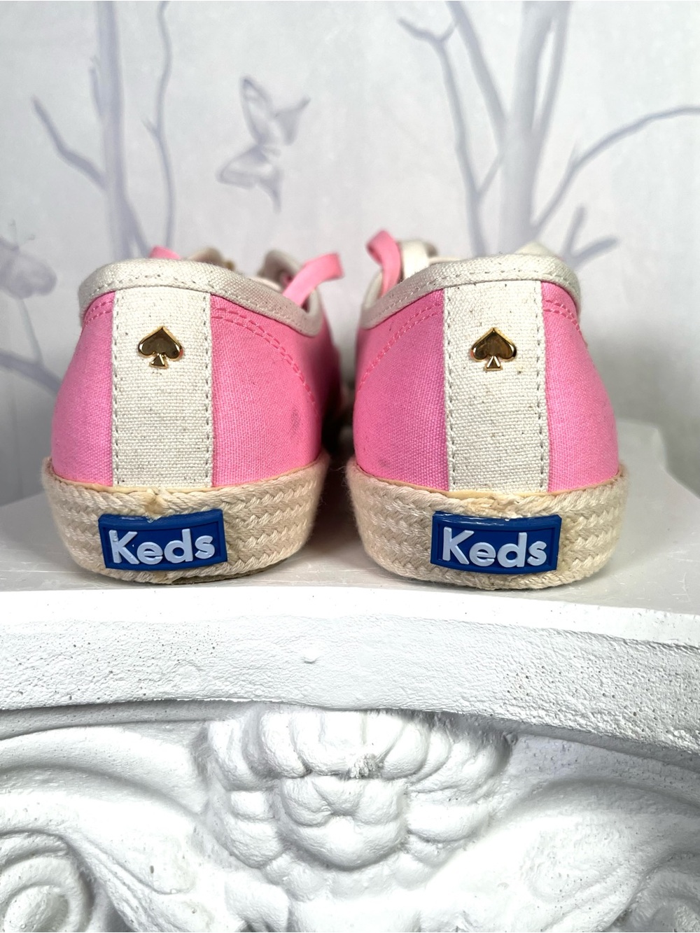 Kate Spade x Keds Hot Pink Canvas Lace-Up Sneakers - Picture 9 of 9